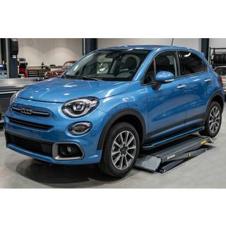 Боковые Подножки Maya Blue (2 шт., Алюминий) Fiat 500X 2014-2024 гг. фото 1