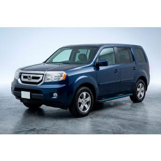 Боковые Подножки Maya Blue (2 шт., Алюминий) Honda Pilot 2008-2015 гг. фото 1