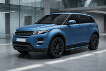 Range Rover Evoque 2012-2018 гг. Боковые Подножки Maya Blue (2 шт., Алюминий) фото 1