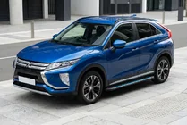 Mitsubishi Eclipse Cross 2017- гг. Боковые Подножки Maya Blue (2 шт., Алюминий) фото 1