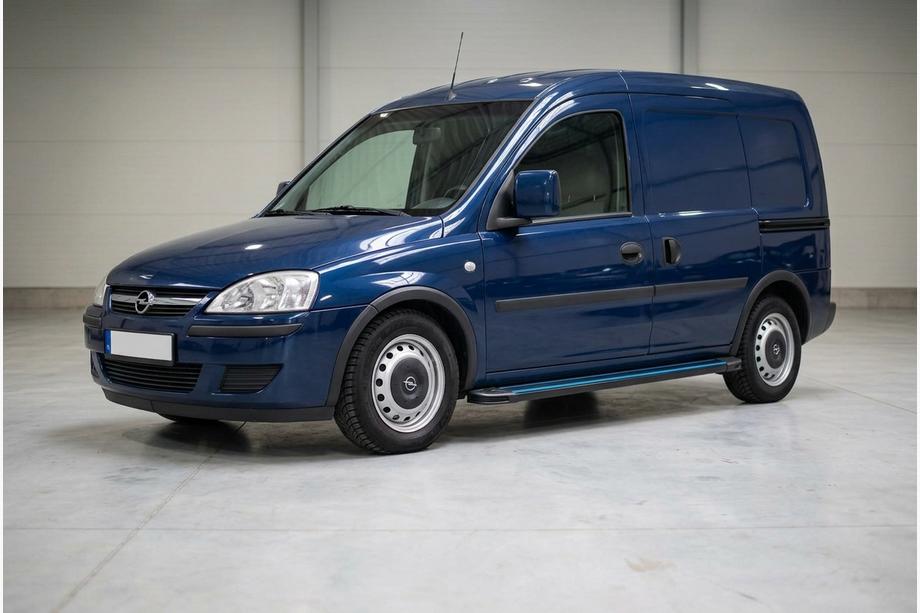 Opel Combo 2002–2012 гг. Боковые Подножки Maya Blue (2 шт., Алюминий) Image