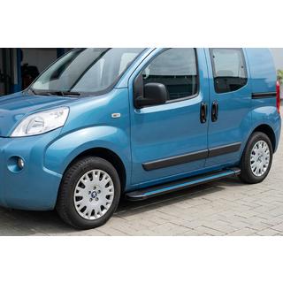 Боковые Подножки Maya Blue (2 шт., Алюминий) Peugeot Bipper 2008-2017 гг. фото 1