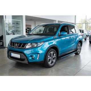 Боковые Подножки Maya Blue (2 шт., Алюминий) Suzuki Vitara 2015- гг. фото 1