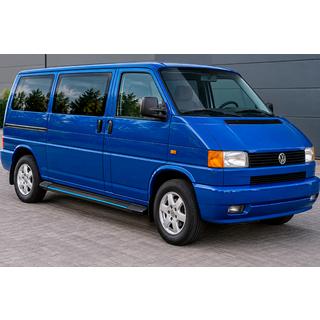 Боковые Подножки Maya Blue (2 шт., Алюминий) Volkswagen T4 Transporter 1990-2003 гг. фото 1