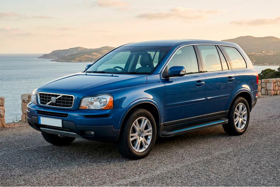 Volvo XC90 2002-2014 гг. Боковые Подножки Maya Blue (2 шт., Алюминий) Фото 1