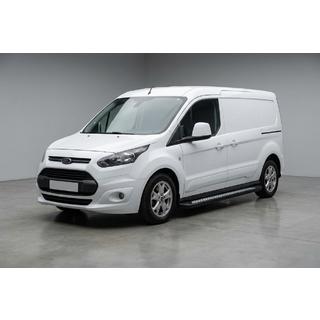 Боковые пороги New Vision Black (2 шт., алюминий) Ford Connect 2014-2021 гг. фото 1