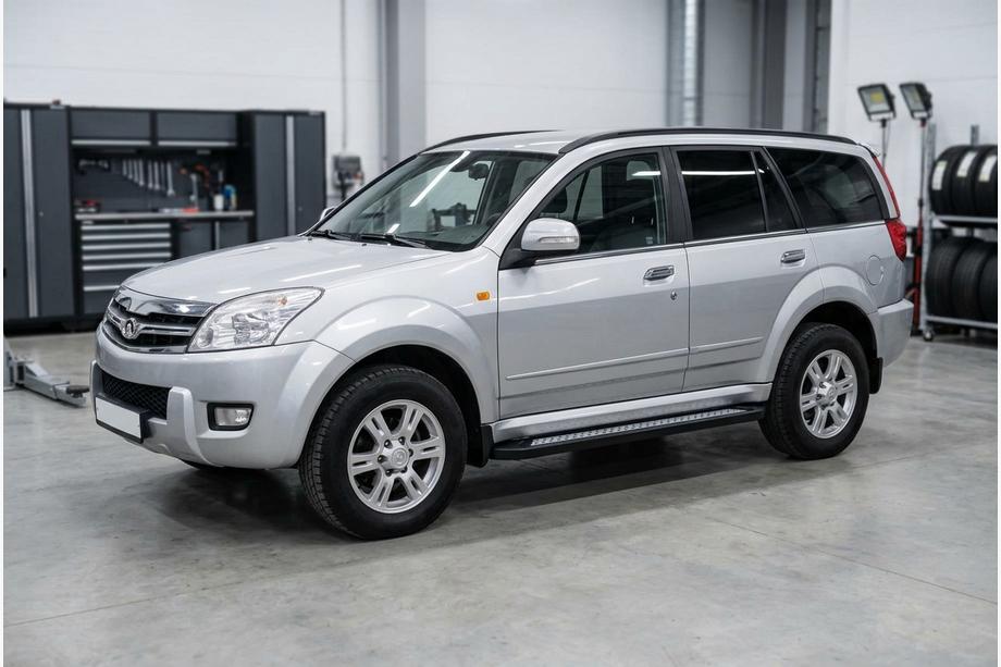 GreatWall Haval/Hover H3 2005-2013 гг. Боковые пороги New Vision Black (2 шт., алюминий) Image