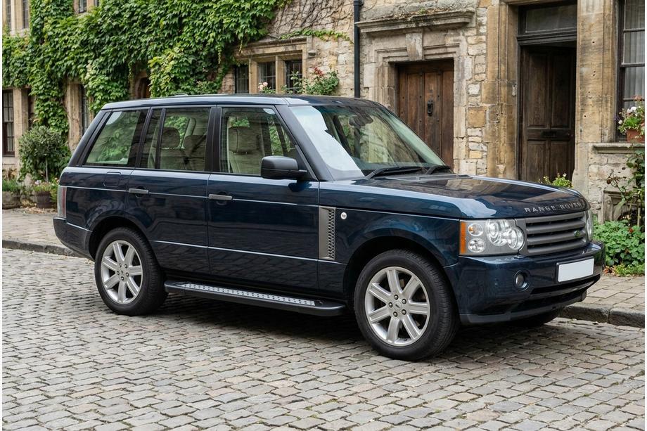 Range Rover III L322 2002-2012 гг. Боковые пороги New Vision Black (2 шт., алюминий) Фото 1