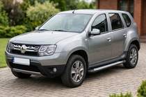 Renault Duster 2008–2017 гг. Боковые пороги New Vision Black (2 шт., алюминий) фото 1