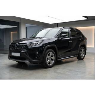 Боковые пороги New Vision Black (2 шт., алюминий) Toyota Rav 4 2019–2025 гг. фото 1