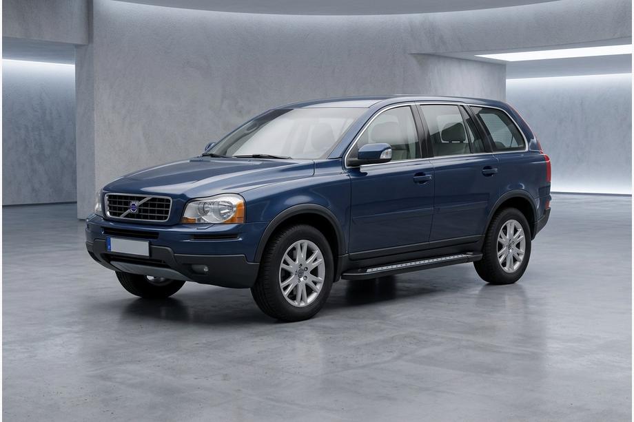 Volvo XC90 2002-2014 гг. Боковые пороги New Vision Black (2 шт., алюминий) Фото 1