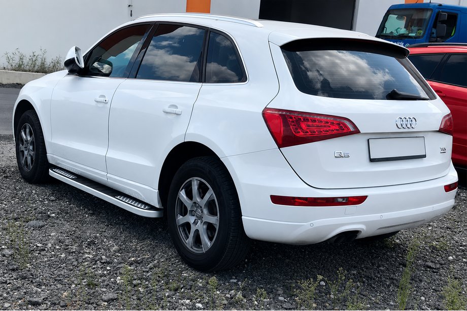 Audi Q5 2017-2025 гг. Боковые Подножки Tayga V2 (2 шт., Алюминий) Фото 2