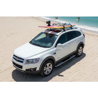 Боковые Подножки Tayga V2 (2 шт., Алюминий) Chevrolet Captiva 2006-2019 гг. фото 1