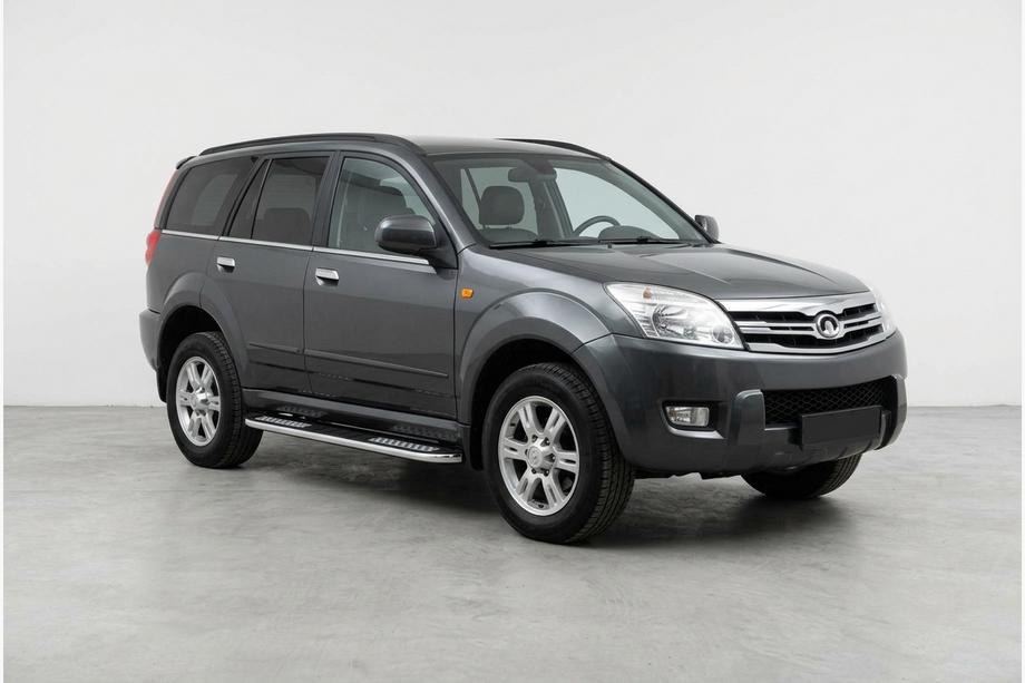 GreatWall Haval/Hover H3 2005-2013 гг. Боковые Подножки Tayga V2 (2 шт., Алюминий) Image