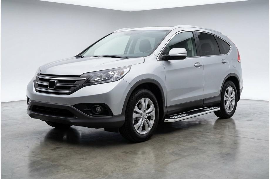 Honda CRV 2012-2016 гг. Боковые Подножки Tayga V2 (2 шт., Алюминий) Фото 1