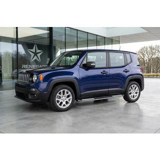 Боковые Подножки Tayga V2 (2 шт., Алюминий) Jeep Renegade 2014- гг. фото 1