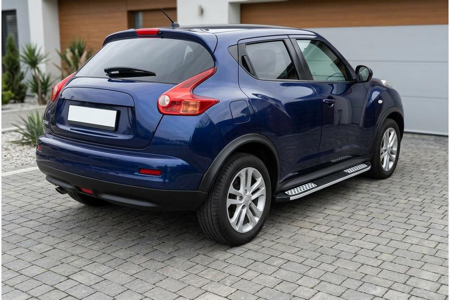 Nissan Juke 2010-2019 гг. Боковые Подножки Tayga V2 (2 шт., Алюминий) Фото 1