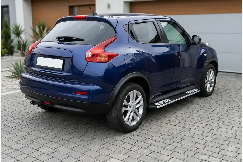 Nissan Juke 2010-2019 гг. Боковые Подножки Tayga V2 (2 шт., Алюминий) Фото 1