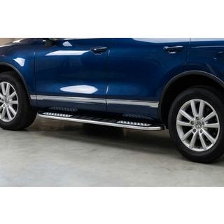 Боковые Подножки Tayga V2 (2 шт., Алюминий) Porsche Cayenne 2003–2010 гг. фото 1