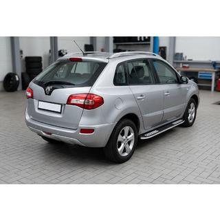 Боковые Подножки Tayga V2 (2 шт., Алюминий) Renault Koleos 2008-2016 гг. фото 1