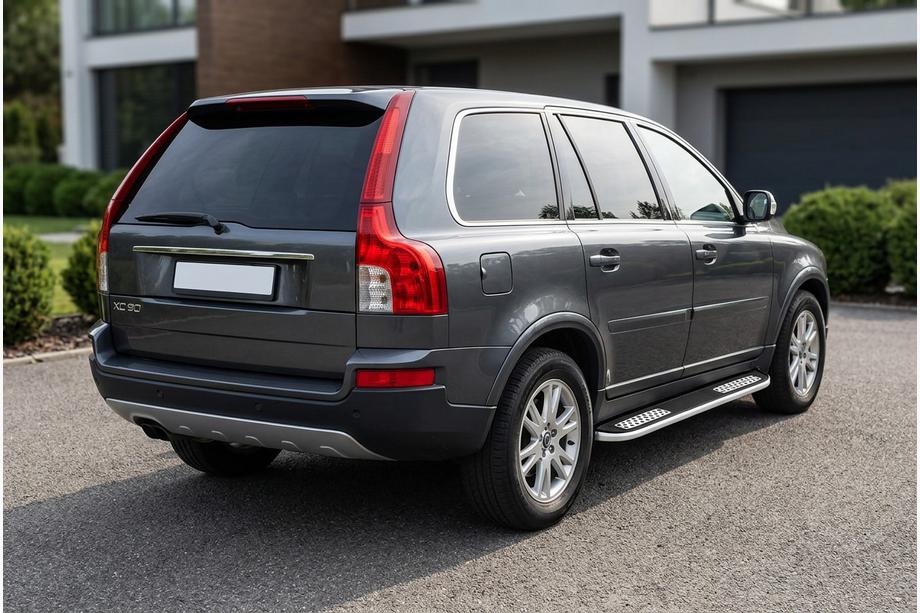 Volvo XC90 2002-2014 гг. Боковые Подножки Tayga V2 (2 шт., Алюминий) Фото 1