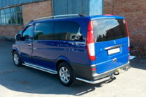 Mercedes Viano 2004-2014 гг. Задние Угловые Дуги AK003 (2 шт, Нержавейка) фото 10