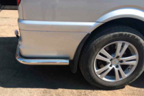 Mercedes Viano 2004-2014 гг. Задние Угловые Дуги AK003 (2 шт, Нержавейка) фото 3