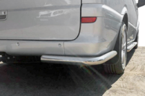 Mercedes Viano 2004-2014 гг. Задние Угловые Дуги AK003 (2 шт, Нержавейка) фото 4