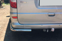 Mercedes Viano 2004-2014 гг. Задние Угловые Дуги AK003 (2 шт, Нержавейка) фото 6