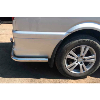 Задние Угловые Дуги AK003 (2 шт, Нержавейка) Mercedes Viano 2004-2014 гг. фото 3