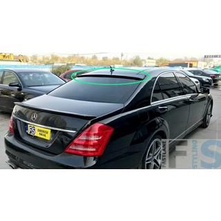 Бленда на заднее стекло (ABS, под покраску) Mercedes S-сlass W221 2005-2013 гг. фото 1