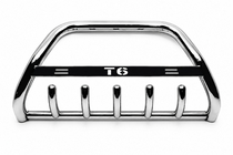 Volkswagen T6 2015-2024 гг. Кенгурятник WT004-ST (нерж.) фото 6