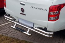 Fiat Fullback 2016- гг. Задняя Защита AK-Special (Нержавейка) фото 1