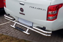 Fiat Fullback 2016- гг. Задняя Защита AK-Special (Нержавейка) фото 1