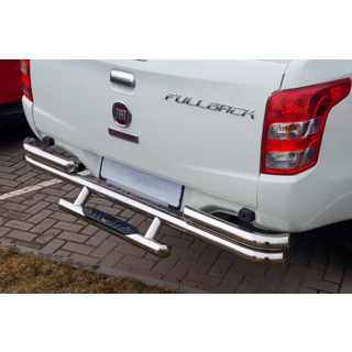 Задняя Защита AK-Special (Нержавейка) Fiat Fullback 2016- гг. фото 1