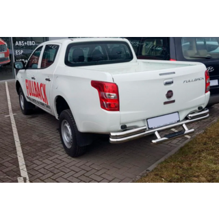 Задняя Защита AK-Special (Нержавейка) Fiat Fullback 2016- гг. фото 2