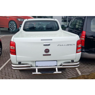 Задняя Защита AK-Special (Нержавейка) Fiat Fullback 2016- гг. фото 3