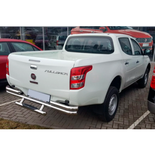 Задняя Защита AK-Special (Нержавейка) Fiat Fullback 2016- гг. фото 4