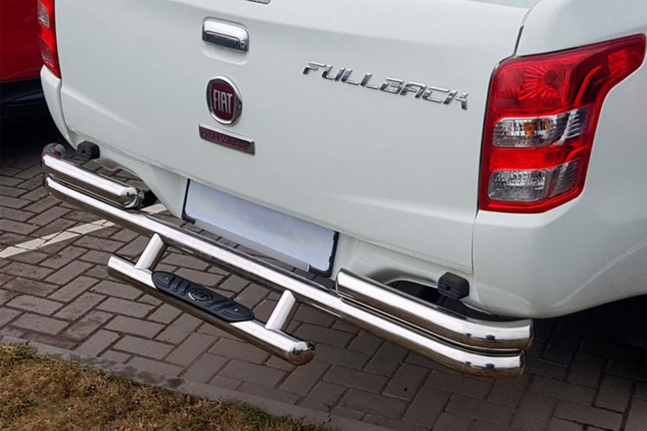 Fiat Fullback 2016- гг. Задняя Защита AK-Special (Нержавейка) Image