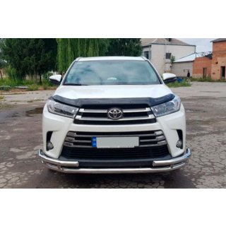 Кенгурятник ST-Special Нержавейка Toyota Highlander 2013-2019 гг. фото 3