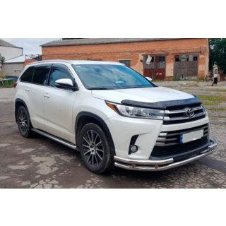 Кенгурятник ST-Special Нержавейка Toyota Highlander 2013-2019 гг. фото 4