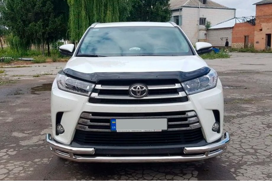 Toyota Highlander 2013-2019 гг. Кенгурятник ST-Special Нержавейка Фото 3