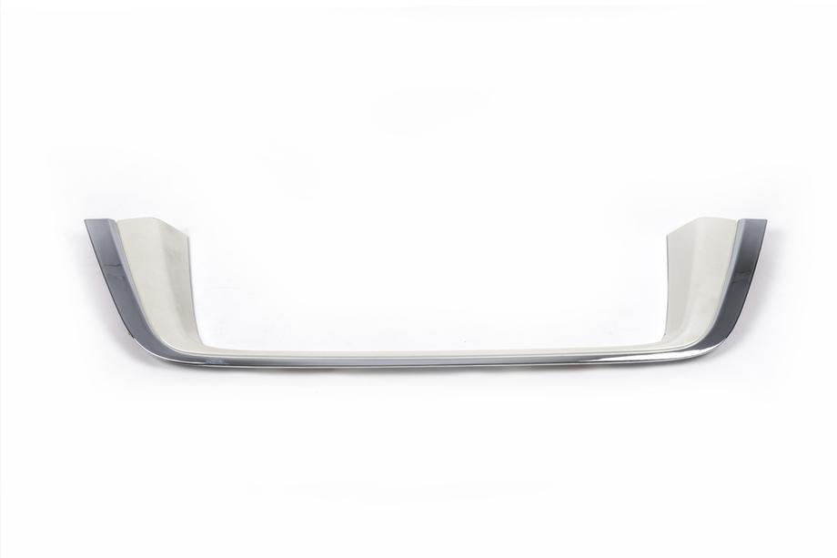Toyota Land Cruiser 200 2007-2021 гг. Рамка для Номерного Знака Стандарт Белый Фото 5
