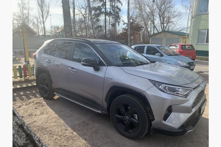Toyota Rav 4 2019–2025 гг. Боковые Подножки OEM V1A (2 шт, Алюминий) Фото 11