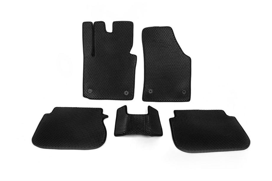 Volkswagen Caddy 2004-2010 гг. Коврики EVA (черные) Фото 26