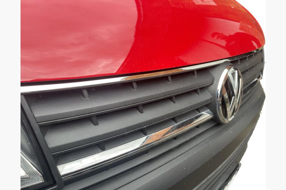 Volkswagen T6 2015-2024 гг. Верхняя накладка на решетку радиатора 2015-2019 (1 шт, нержавейка) Фото 4