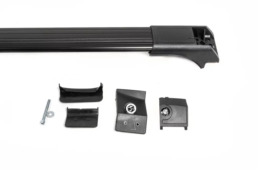 Перемички на рейлінги без ключа Flybar V1 (2 шт) до 140 см, Сірий для Mitsubishi ASX 2010-2023 рр - фото 9