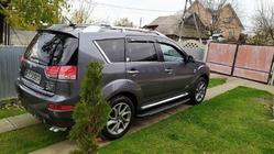 Peugeot 4007 2007-2013 гг. Боковые пороги Bosphorus Grey (2 шт., алюминий) фото 6