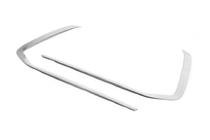 Хромированные уголки заднего стекла (2 шт., нержавейка) фото 3