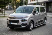 Citroen Berlingo/Multispace 2018- гг. Боковые Подножки Maya V1 (2 шт., Алюминий) фото 1